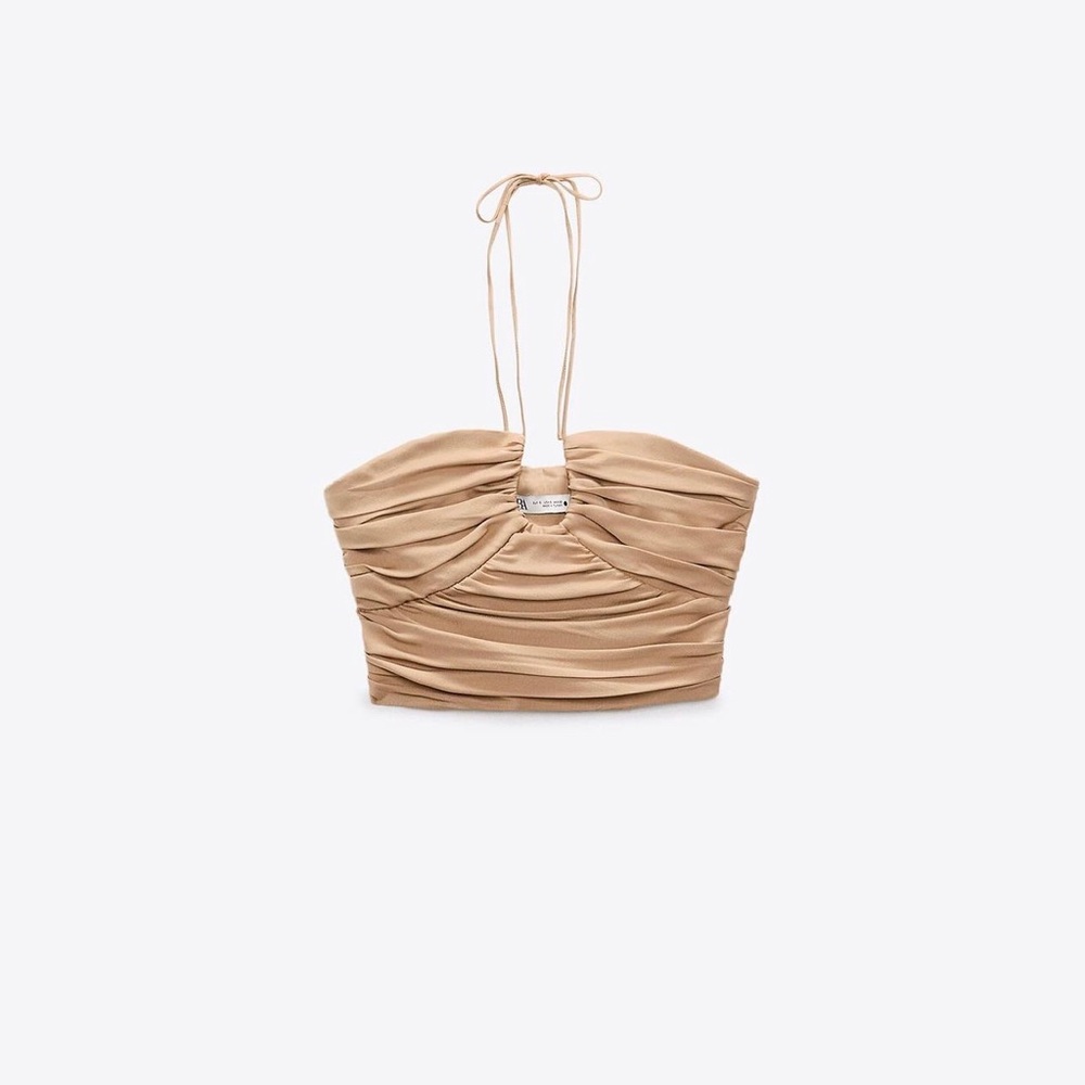 Zara Halter Top New with Tags